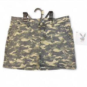 PLAYBOY Camouflage Mini Skirt